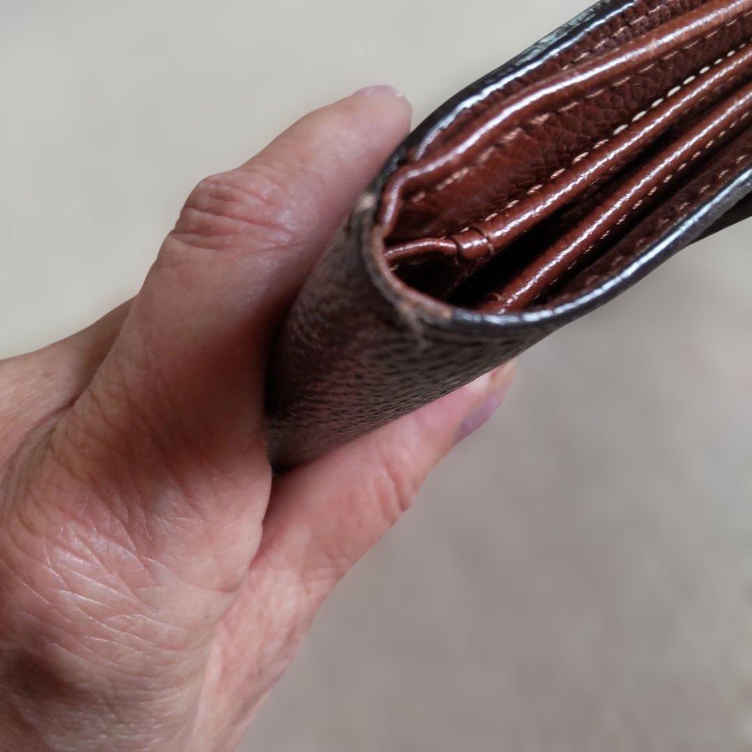 Louis Vuitton 二つ折り財布 ブラウン美品