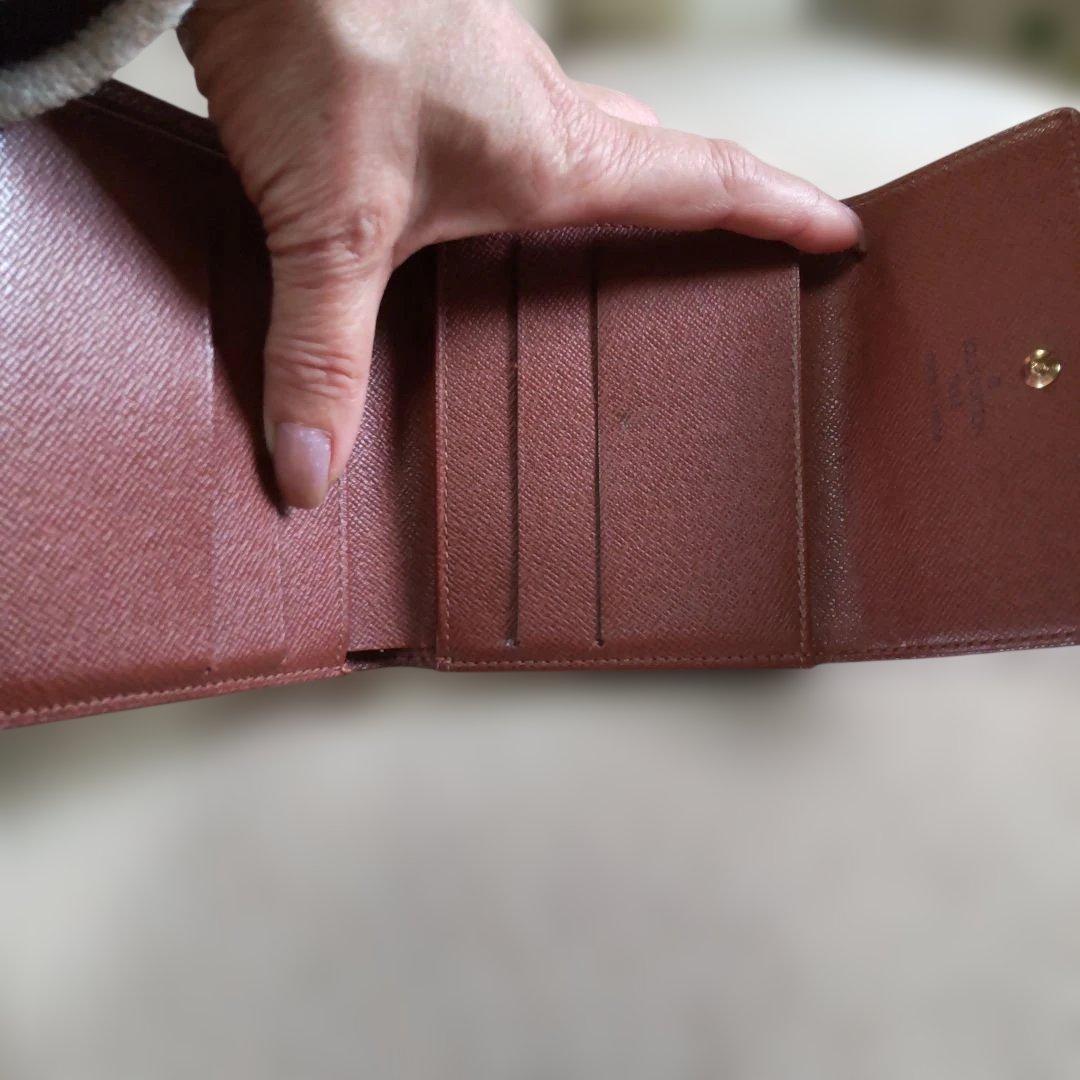 Louis Vuitton 二つ折り財布 ブラウン美品