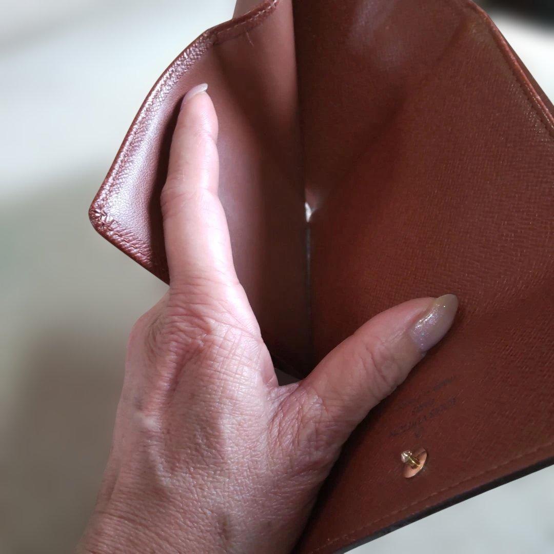 Louis Vuitton 二つ折り財布 ブラウン美品