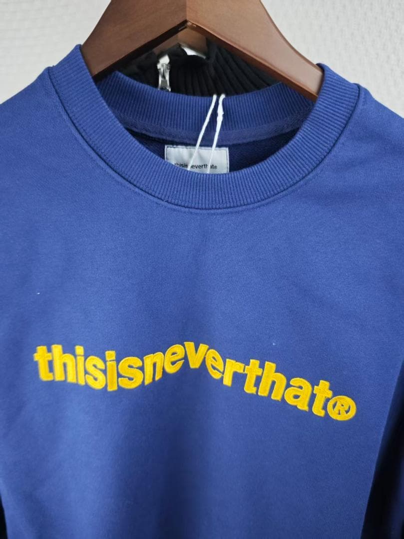 thisisneverthat ネイビー スウェットM3