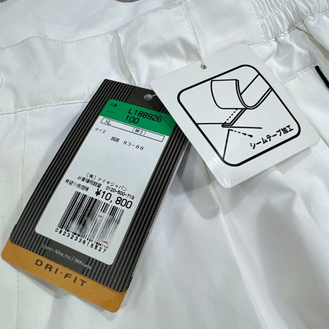 未使用 NIKE GOLF ナイキ ゴルフウェア DRI-FIT ホワイト XL