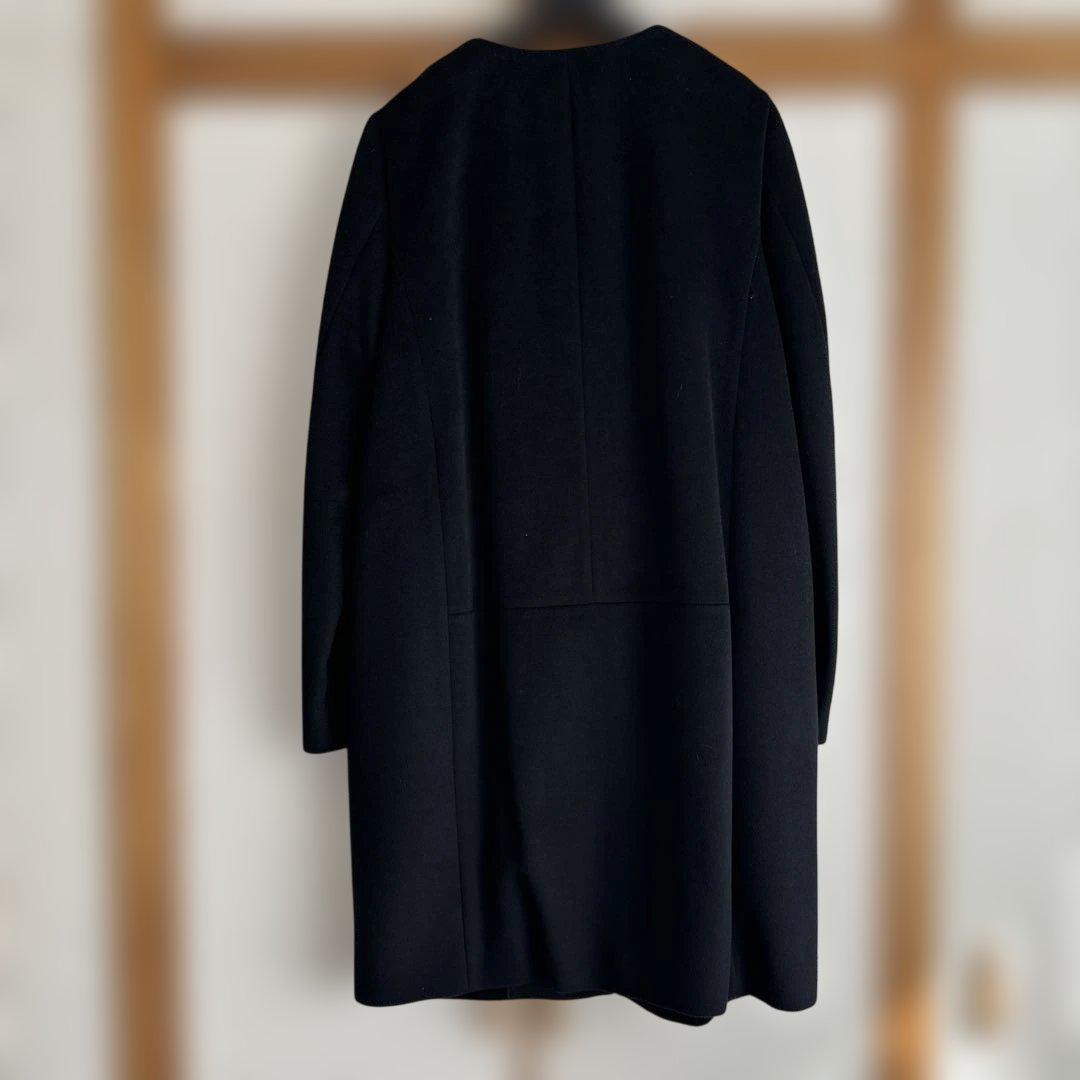 untitled ノーカラーロングコート