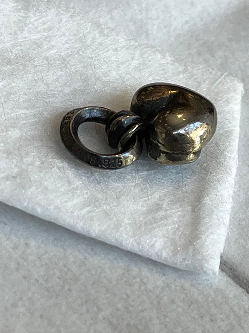 シルバー925 ハート型チャーム CHROME HEARTS