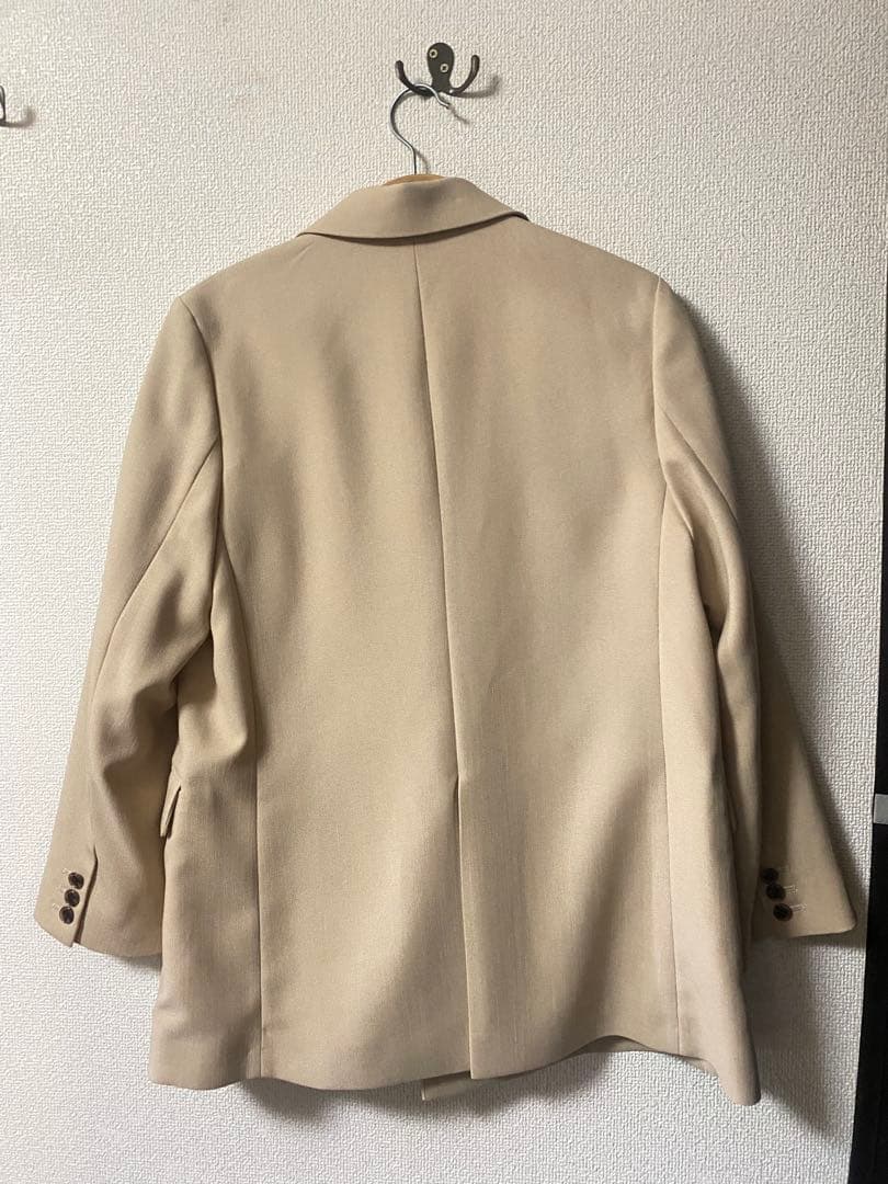 新品SLOBE IENA ウォッシャブルツイルダブルジャケット　ベージュ　36