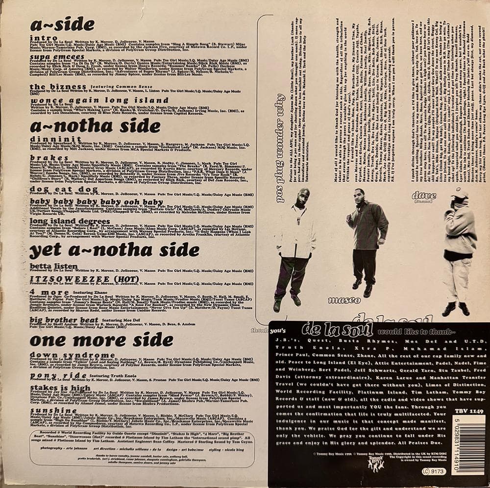 洋楽 De La Soul / Stakes Is High (2LP)