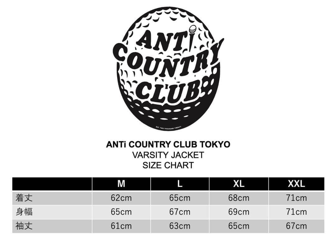 ジャケット・アウター ANTi COUNTRY CLUB VARSITY JACKET