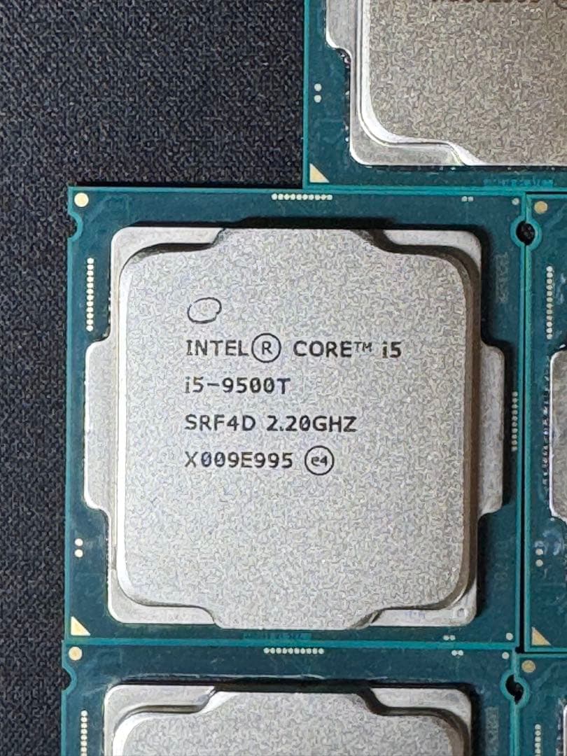 動作確認済intel CORE i5-9500T 2.20GHz 7個セット