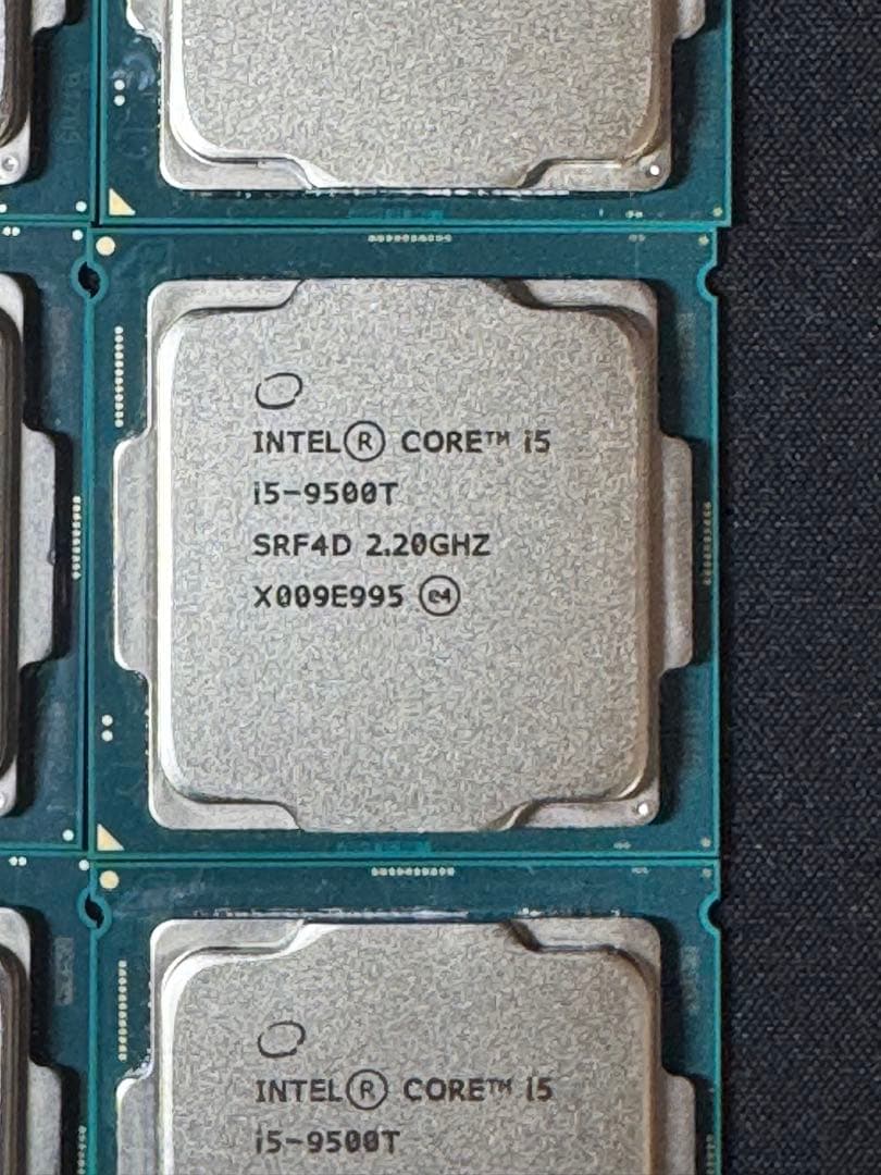 動作確認済intel CORE i5-9500T 2.20GHz 7個セット