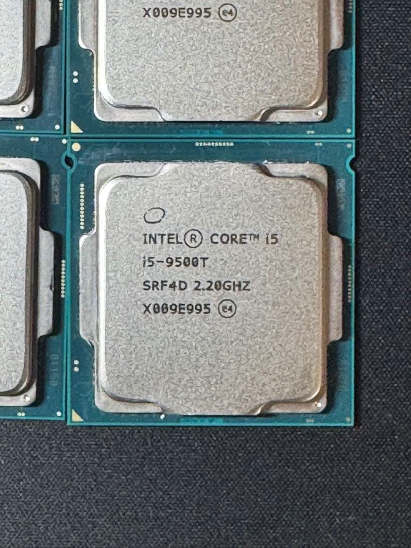 動作確認済intel CORE i5-9500T 2.20GHz 7個セット