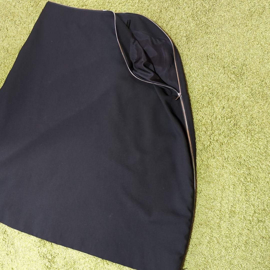 noir keininomiya サイドジッパー付きスカート