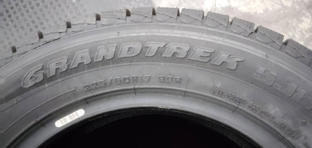 24年新品送料込ダンロップ スタッドレス SJ8 225/60R17 4本セット