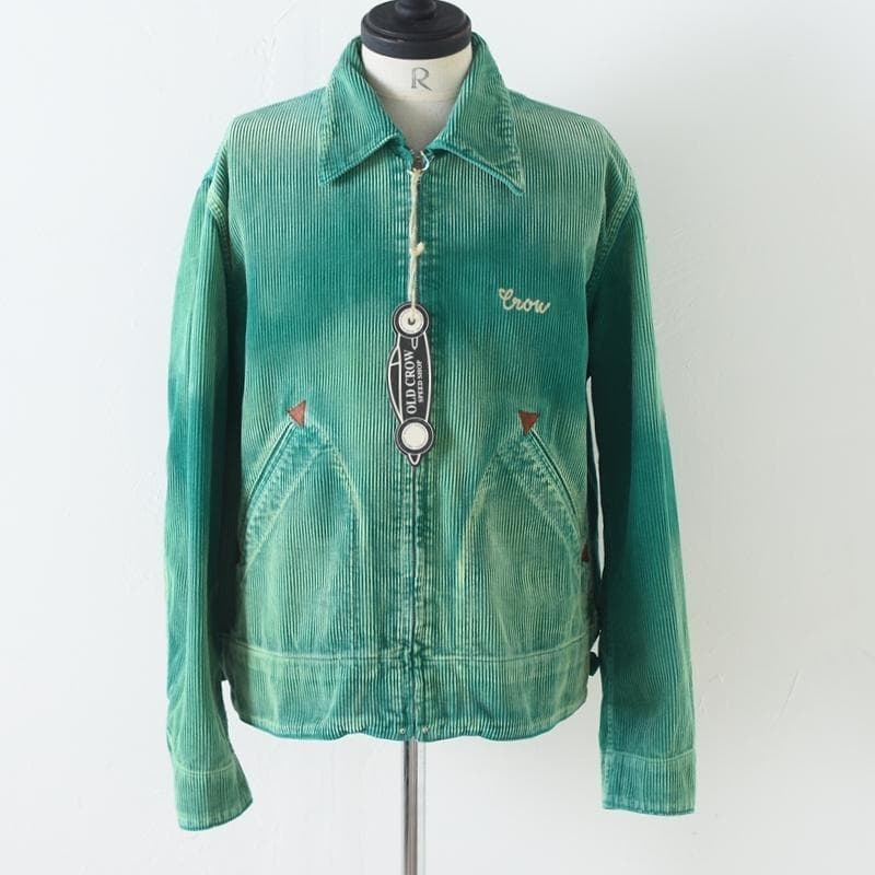 ジャケット・アウター OLD CROW BLACKBIRDS SPORTS JACKET GREEN