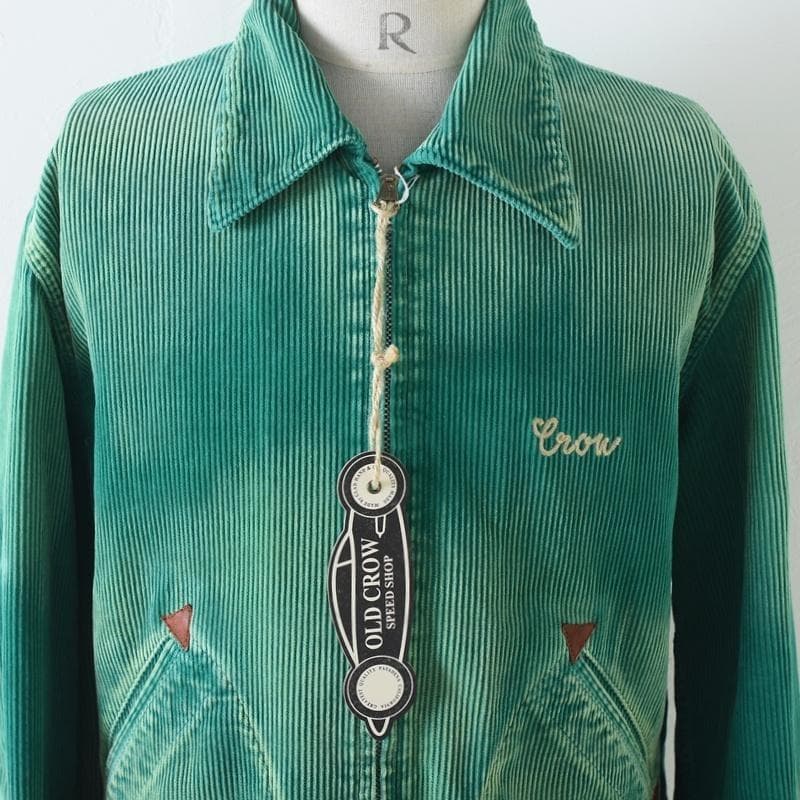 ジャケット・アウター OLD CROW BLACKBIRDS SPORTS JACKET GREEN