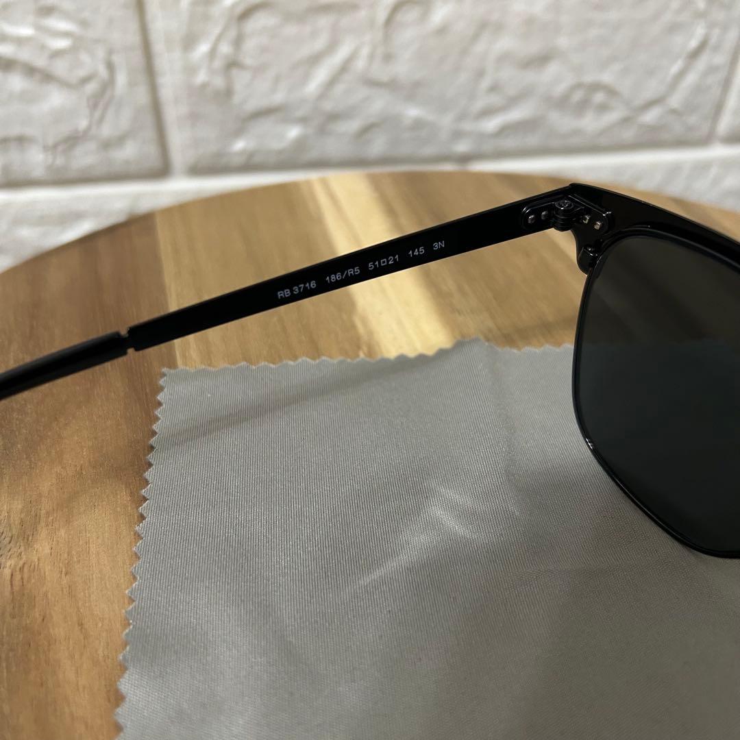 Ray-Ban クラブマスターメタル RB3716 186R5 ブロー