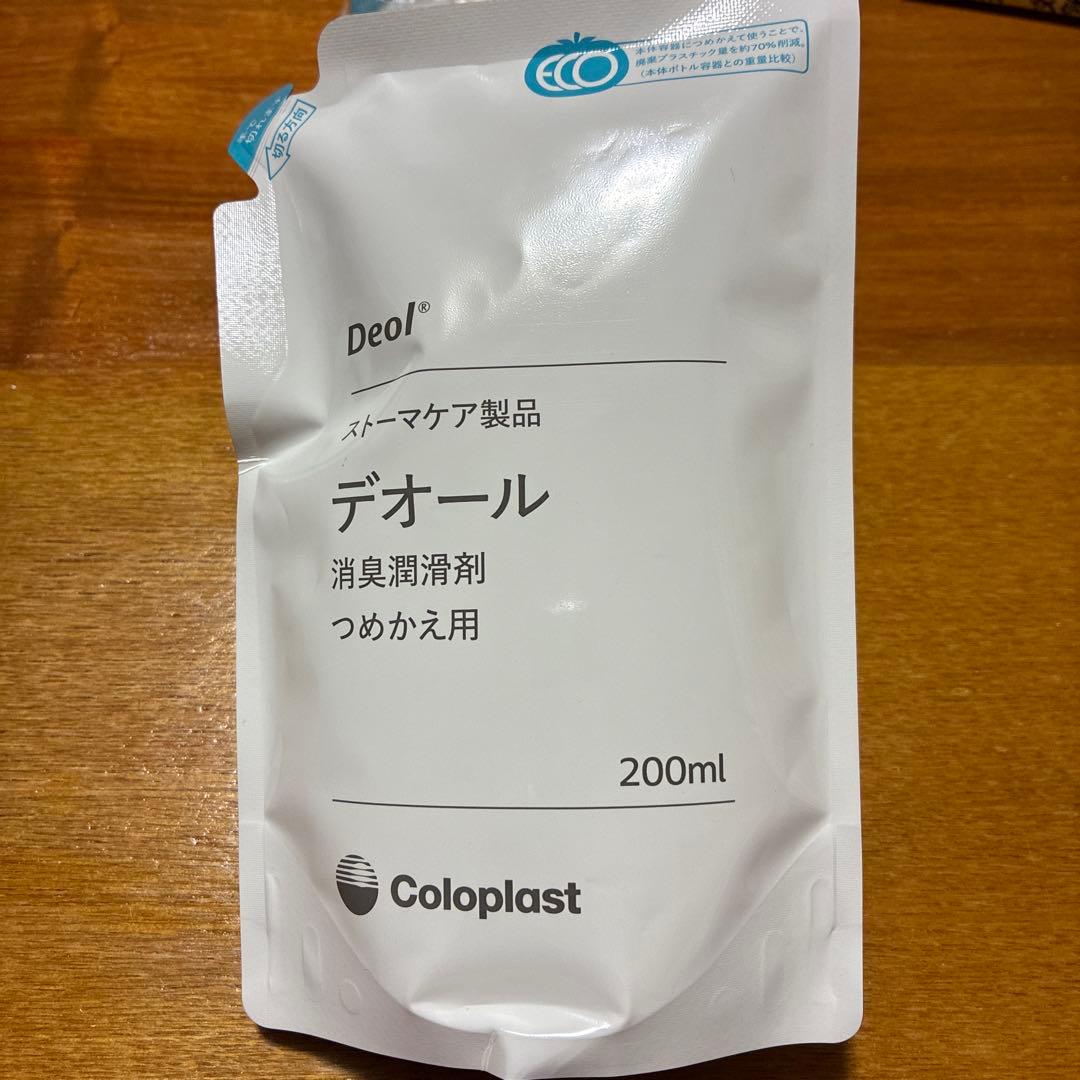 Coloplast デオール 消臭潤滑剤 詰め替え用　200ml 4個セット