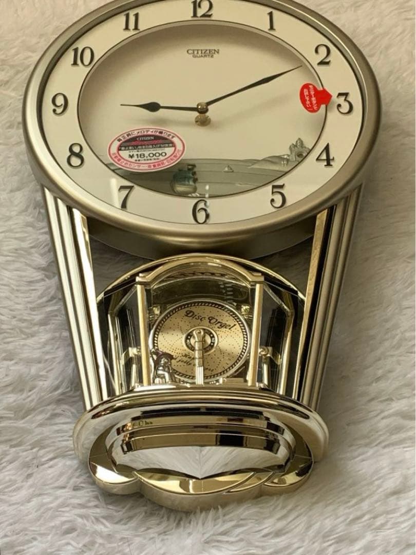 CITIZEN シチズン　からくり掛け時計　掛け時計　ロマン飛行　M724