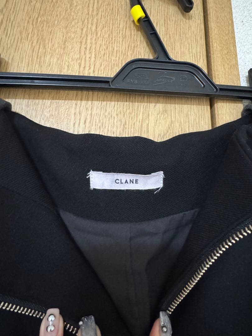 CLANE ZIP STRAIGHT SKIRT/ジップストレートスカート