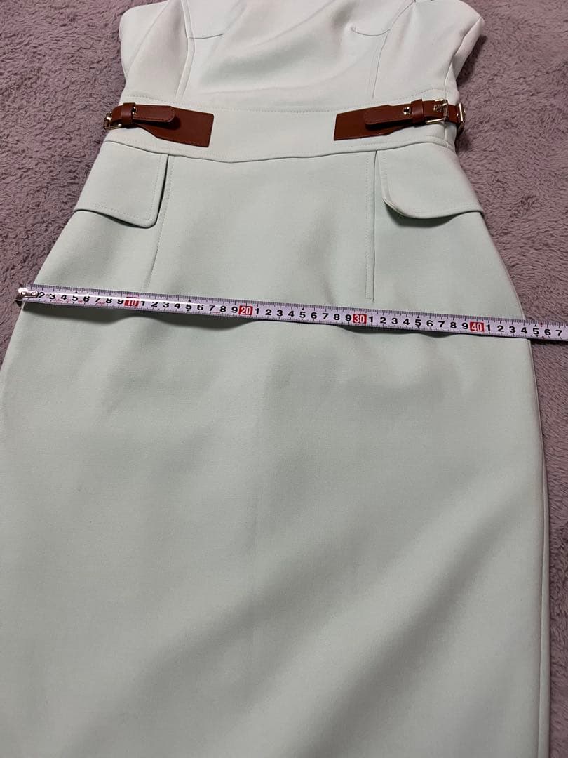 新品タグ付 Karen Millen ワンピース ミントグリーン 日本サイズM
