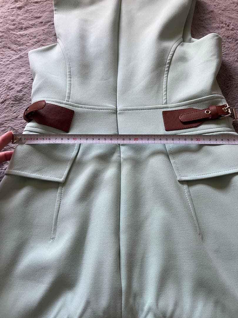 新品タグ付 Karen Millen ワンピース ミントグリーン 日本サイズM