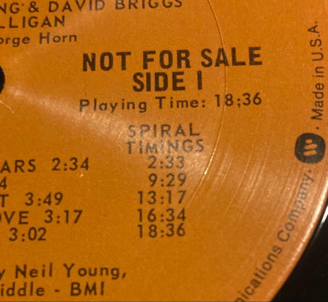 ■究極最高音質USオリジナルプロモ盤■NEIL YOUNG with CRA
