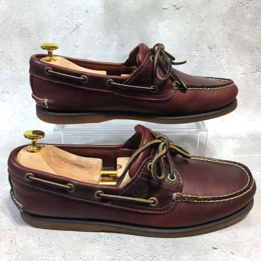 Timberland ティンバーランド 3eyeデッキシューズ バーガンディ26