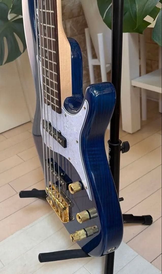 ❤️AriaProII RSB-42AR 5弦ベース美品 チューナー ストラップ