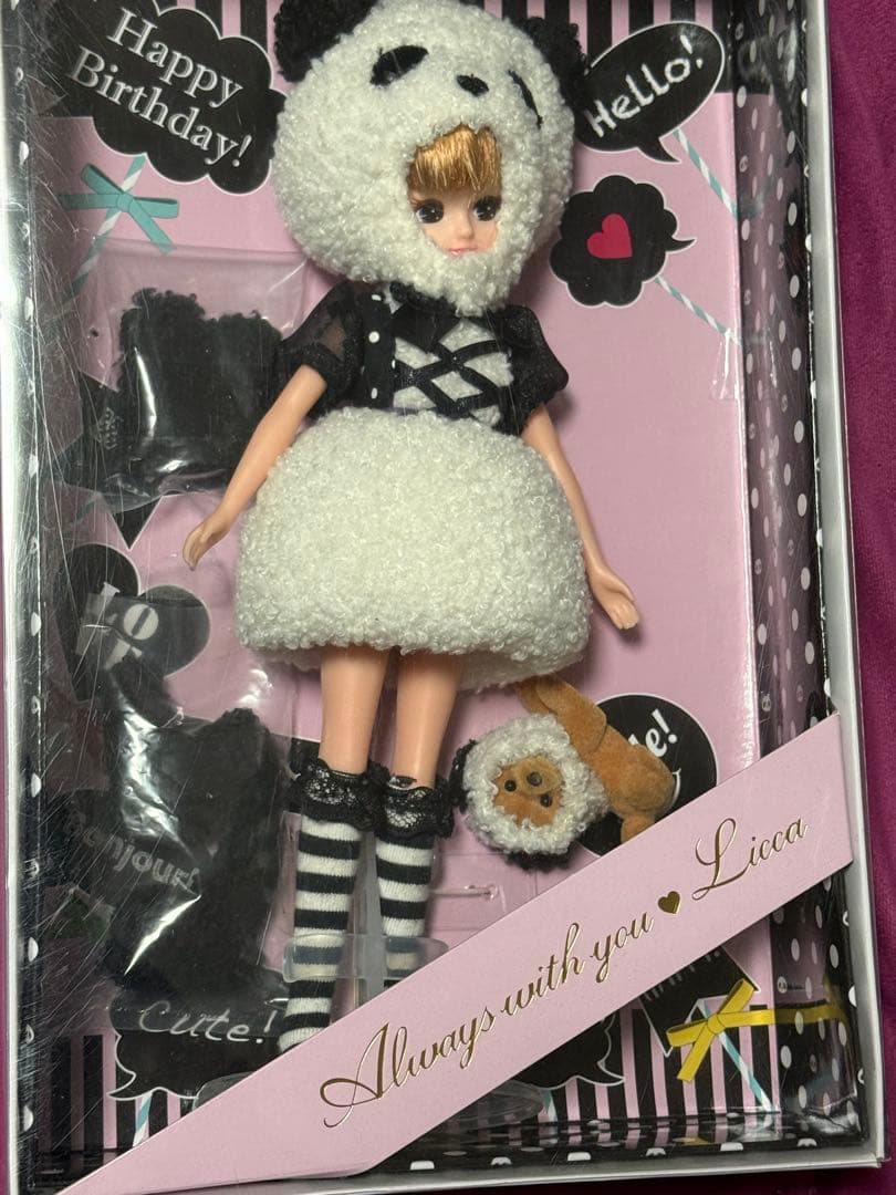 Licca 2018年限定リカちゃん パンダコスチューム 未開封品