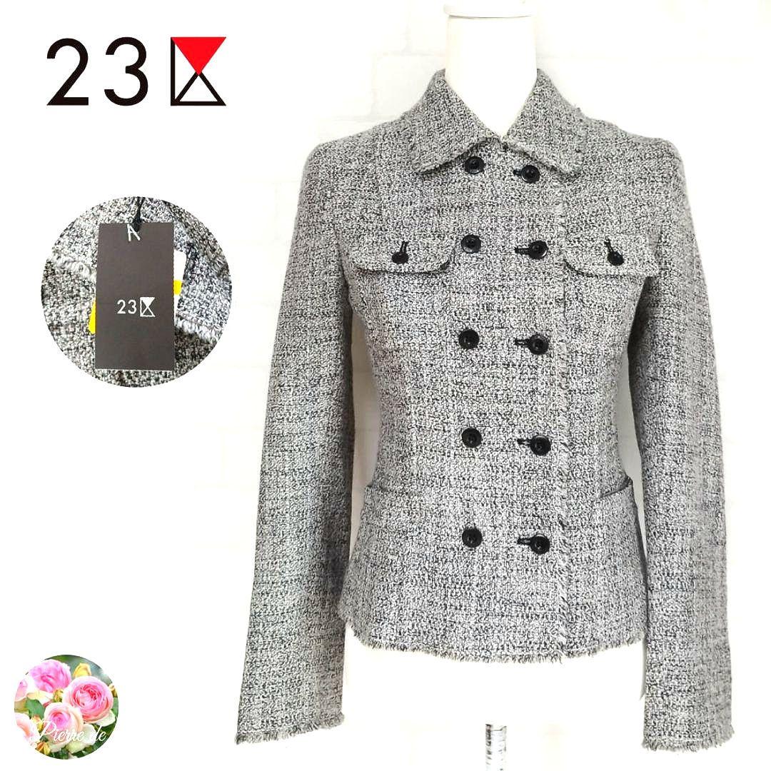 【新品タグ付】23区 ニジュウサンク ツイード ジャケット 入卒園式 38