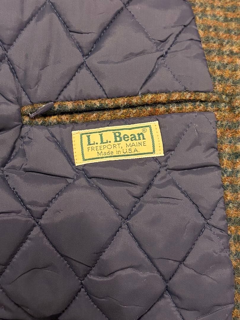 L.L.Bean チェック柄 テーラードジャケット