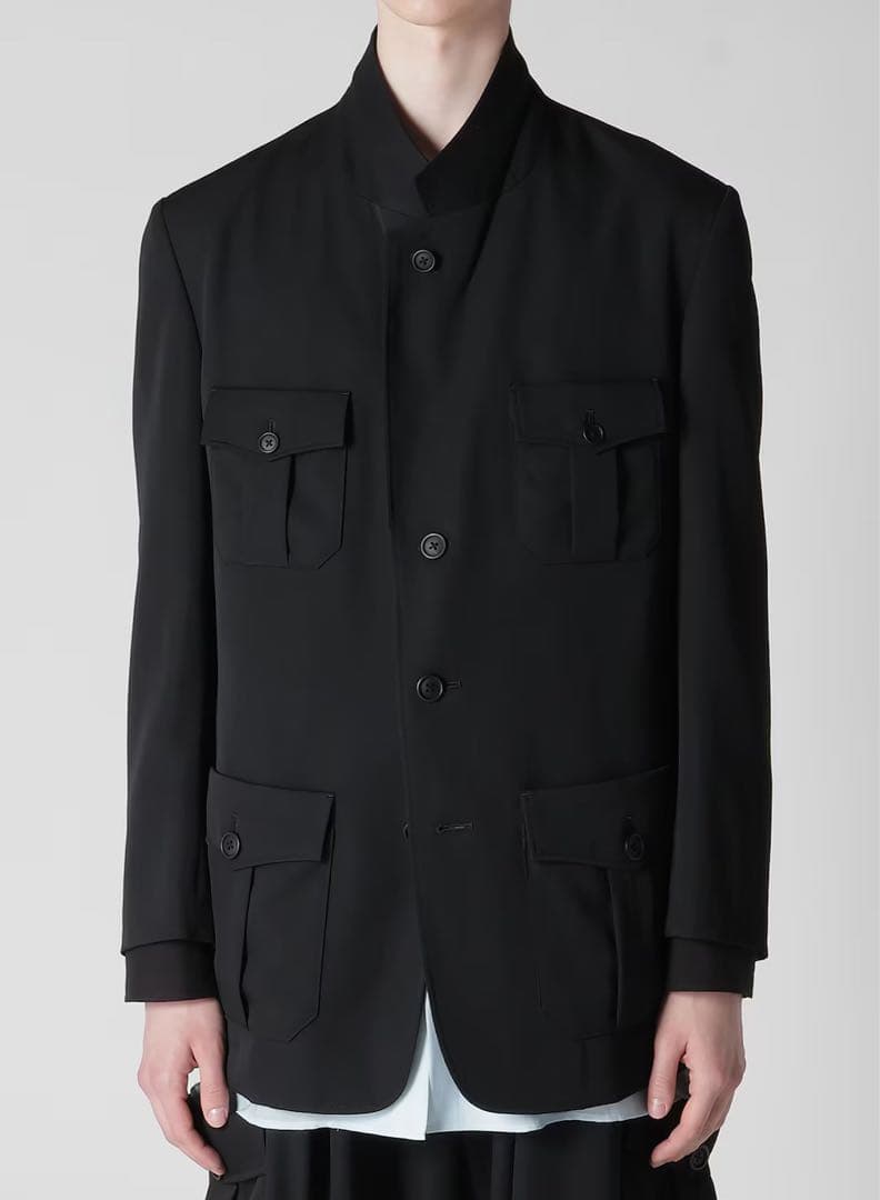 Yohji Yamamoto シワギャバ　ジャケット サイズ3