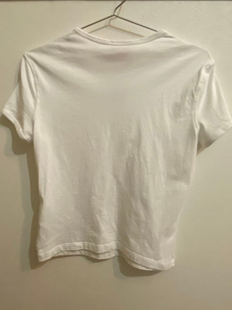 DIESEL メタリックロゴ Tシャツ ホワイト