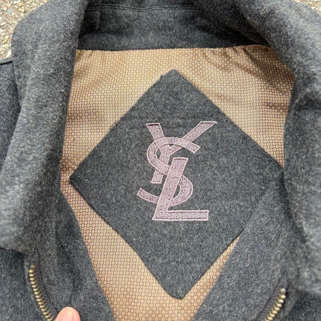 90s Yves Saint Laurent wool jacket グレー