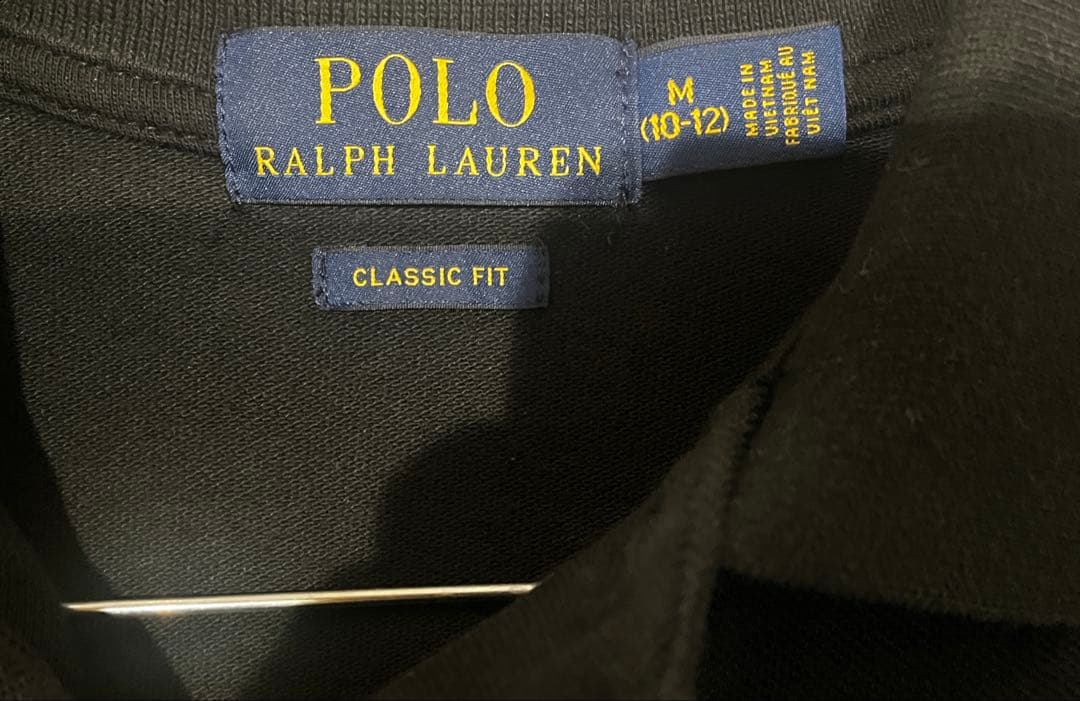 【美品】ポロラルフローレンRalph Laurenポロシャツ　ブラック