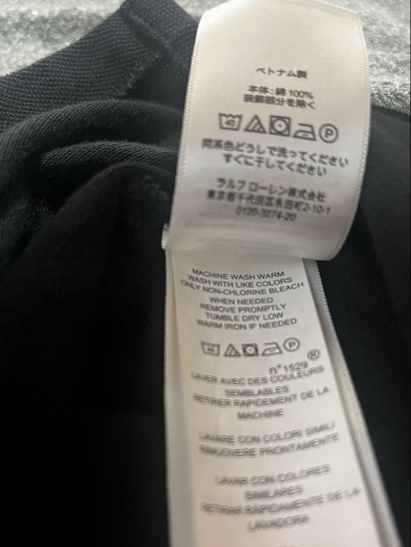 【美品】ポロラルフローレンRalph Laurenポロシャツ　ブラック
