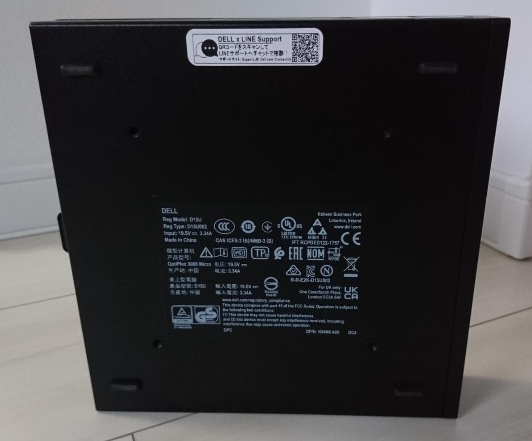 2023年 DELL OptiPlex 3000 Micro i3 メ16G