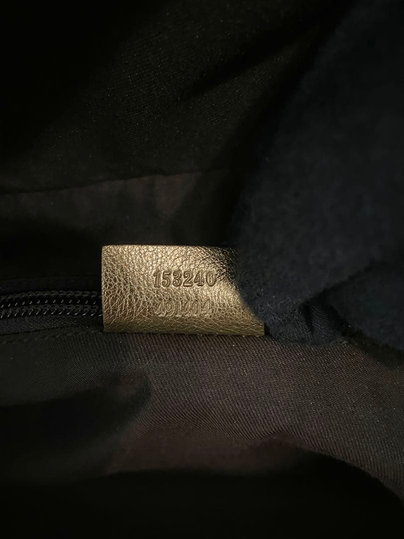 GUCCI ボストンバッグ　GG柄　クリスタル　シェリーライン　ゴールド　レザー
