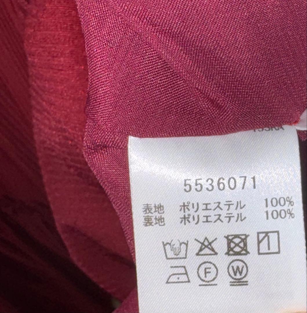 【Reneルネ】DM掲載新品タグ付定価66,000円ウォッシャブルワンピース38