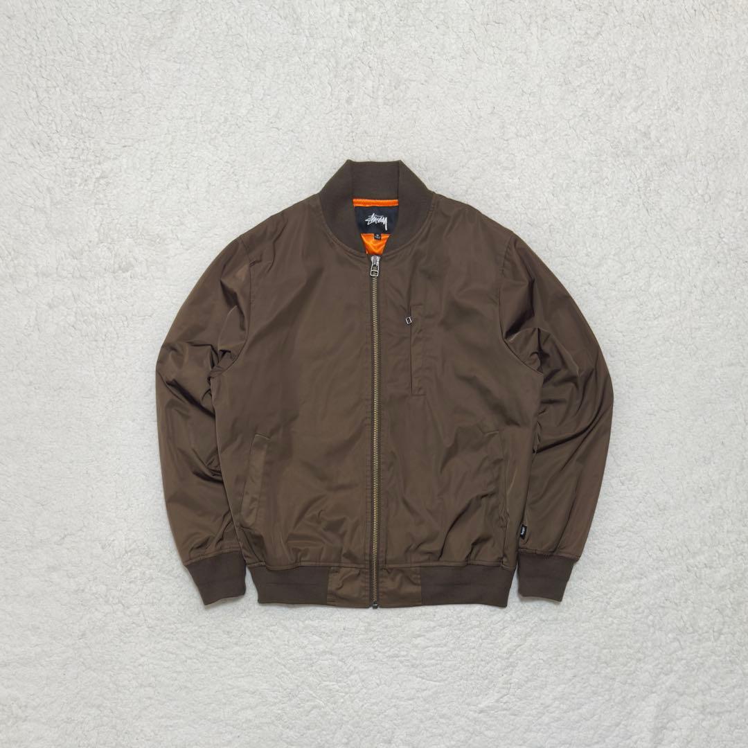 【archive】Stussy Brown MA-1 Bomber-jacket