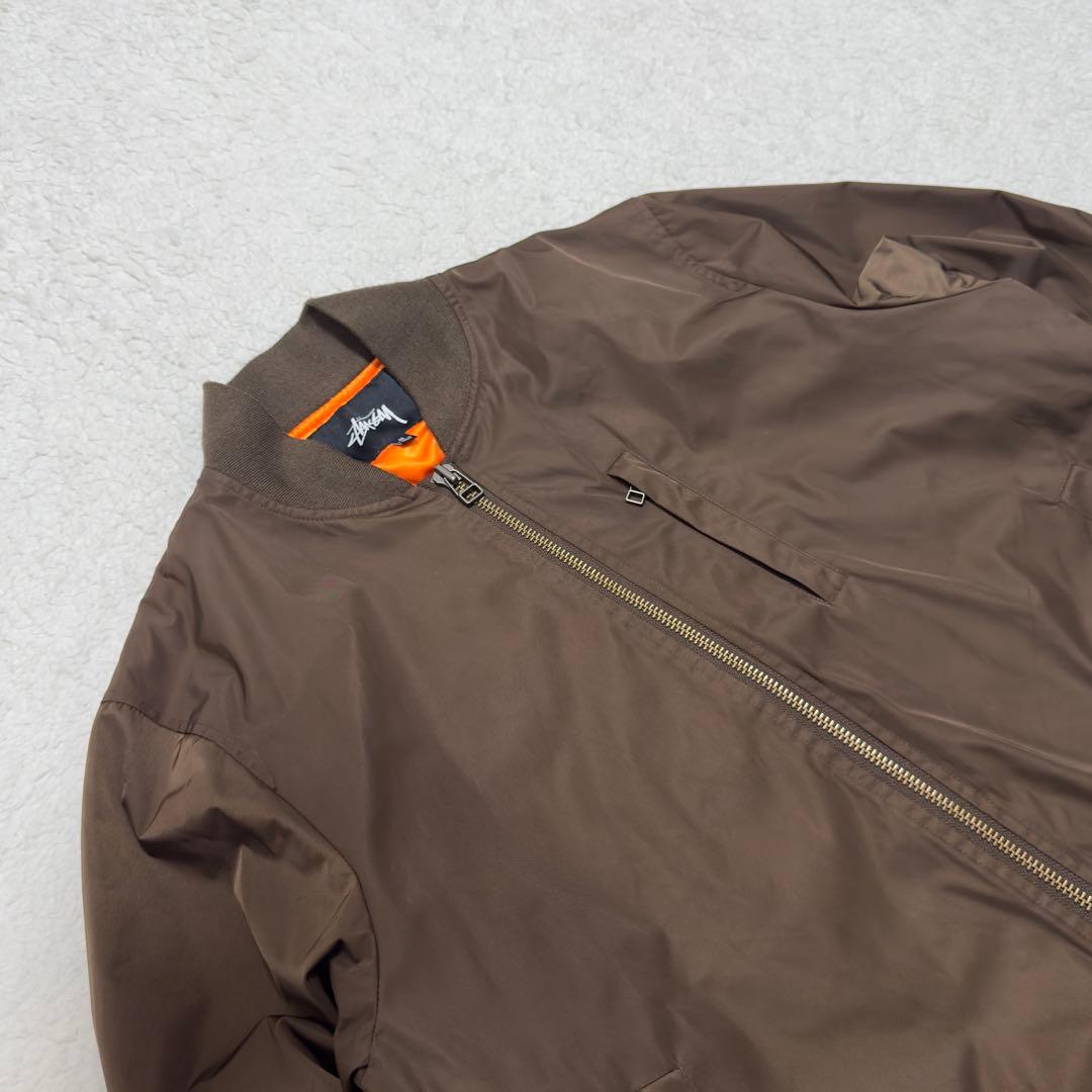 【archive】Stussy Brown MA-1 Bomber-jacket
