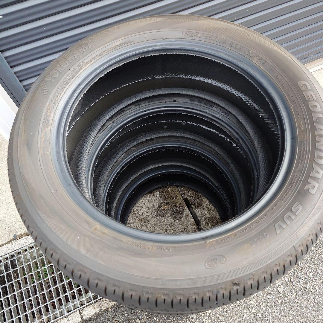 ★バリ溝!YOKOHAMA GEOLANDAR （225/55R18）４本②