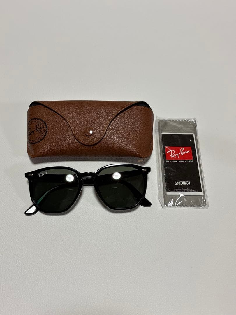 Ray-Ban RB4306-F 601/9A 偏光レンズ 黒 イタリア製
