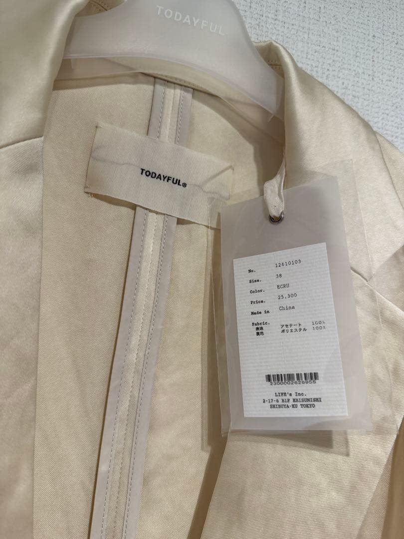 Satin Over Jacket 2026ss エクリュ38