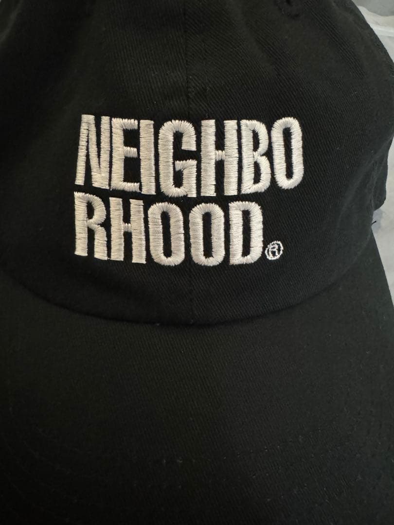 NEIGHBORHOOD Dad Cap Black ダッド キャップ