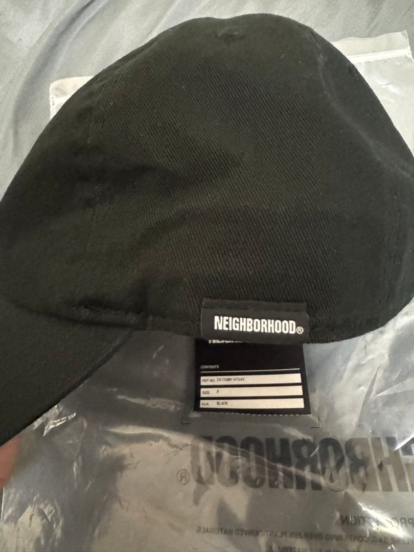NEIGHBORHOOD Dad Cap Black ダッド キャップ