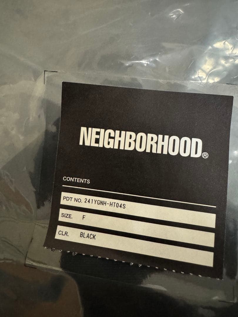 NEIGHBORHOOD Dad Cap Black ダッド キャップ