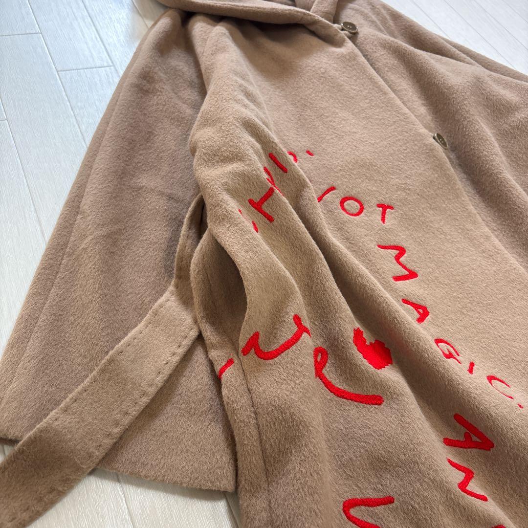 タグ付き 定価19.8万 ANYWHERE PRODUCTS 刺繍アンゴラコート