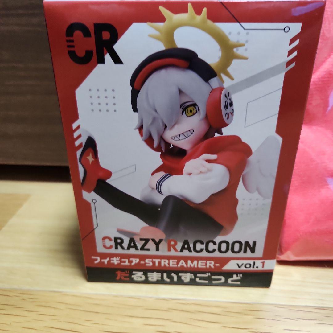 CRAZY RACCOON だるまいずごっど フィギュア タオル GIGO