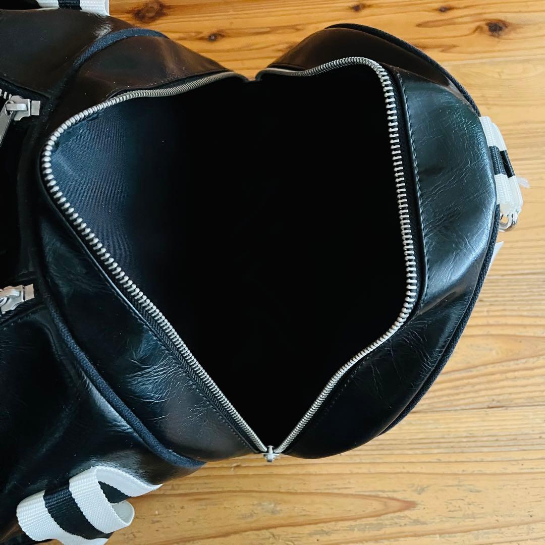 Fred Perry Bag ボストンバッグ 黒 白 ショルダー ドラム