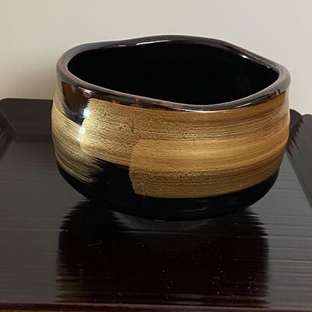 茶道具　茶碗　九谷　仙峰