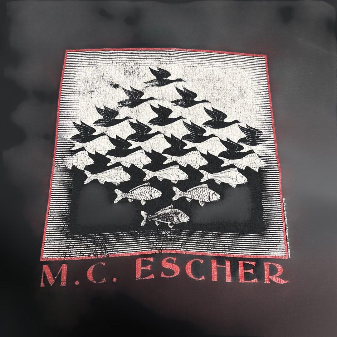 M.C. Escher Ｌ エッシャーデザイン Tシャツ